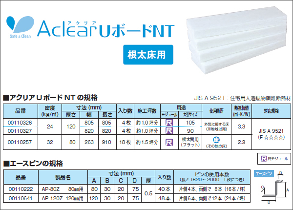 アクリアUボードNT